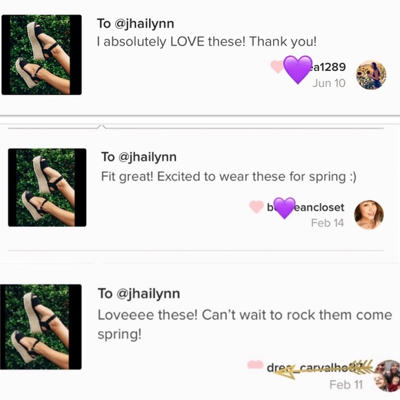 Black Scalloped Espadrille platform sandal - Picture 6 of 9